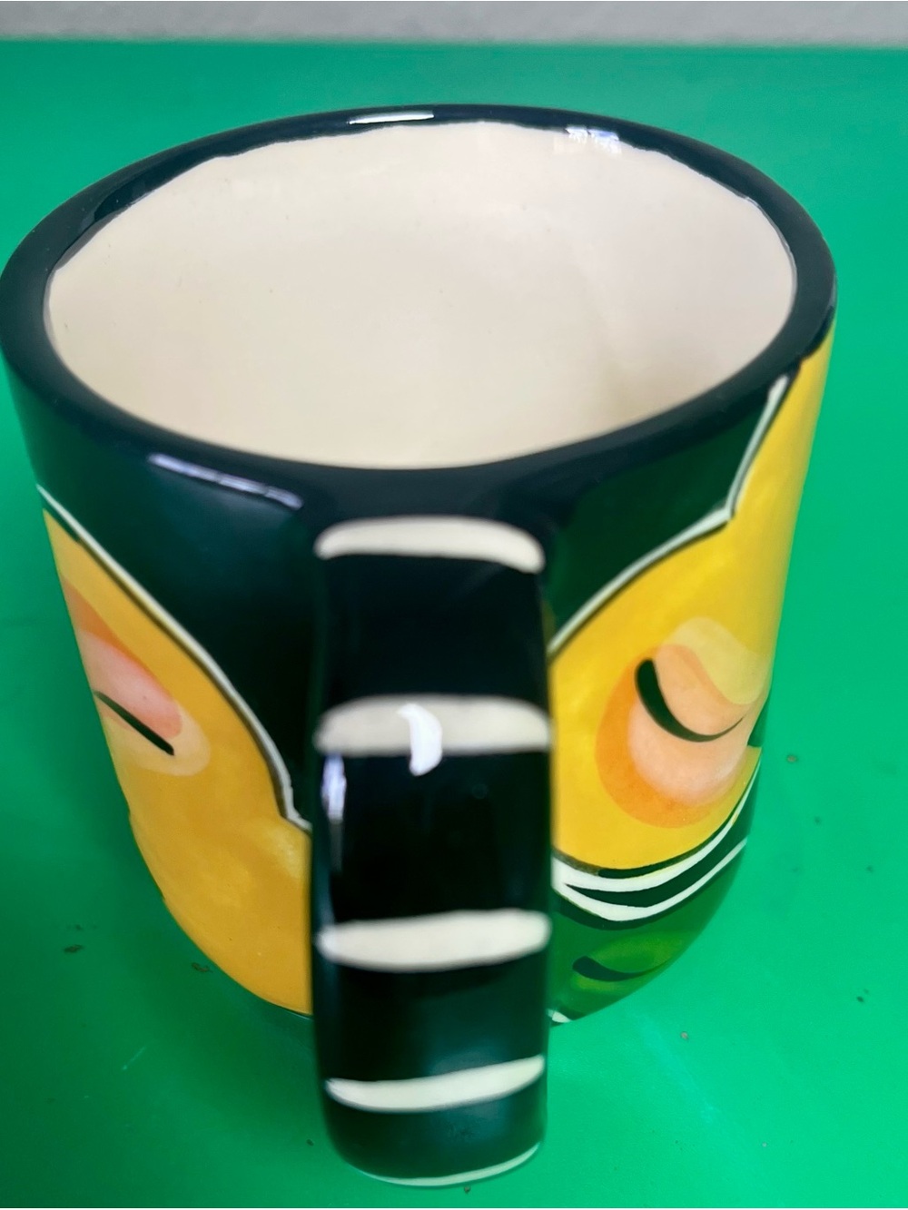 Eco Creaciones Costa Rica Ceramic Pottery Coffee Mug Tropical Art Vintage - Picture 2 of 7